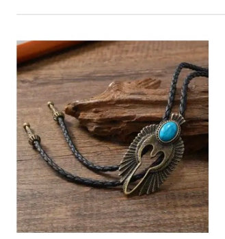 Western Bolo Tie Necklace