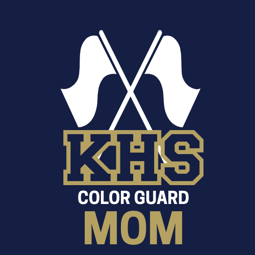 Knoch Colorguard Flag KHS Design Sweatshirt - Crew Neck Sweatshirt