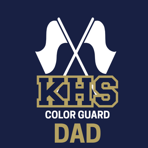 Knoch Colorguard Flag KHS Design Sweatshirt - Crew Neck Sweatshirt