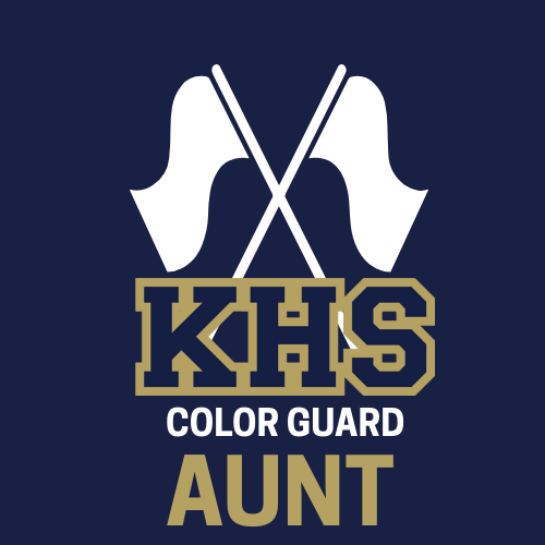 Knoch Colorguard Flag KHS Design Sweatshirt - Crew Neck Sweatshirt