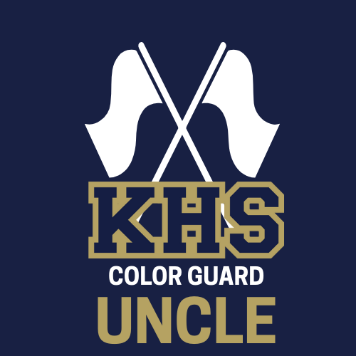 Knoch Colorguard Flag KHS Design Sweatshirt - Crew Neck Sweatshirt