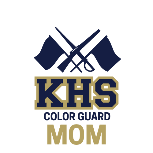 Knoch Colorguard Flag, Knife and Sword Design Long Sleeve Tee