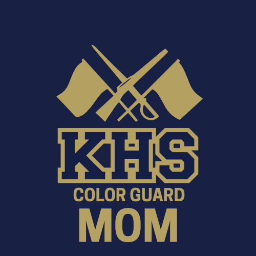 Knoch Colorguard Flag, Knife and Sword Design Long Sleeve Tee