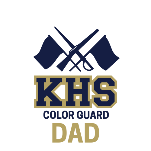 Knoch Colorguard Flag, Knife and Sword Design Long Sleeve Tee