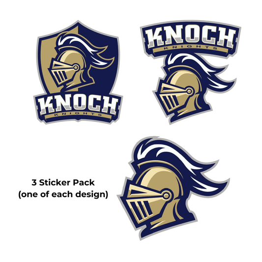 Knoch Knights Stickers Water Bottle/Laptop