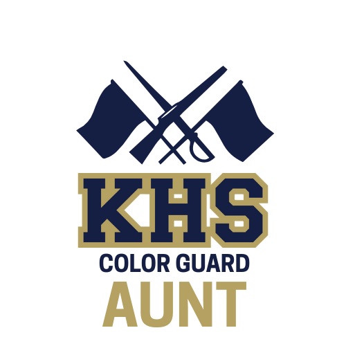 Knoch Colorguard Flag, Knife and Sword Design Long Sleeve Tee