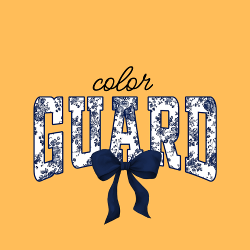 Knoch Colorguard Bow Design Sweatshirt, Tee and Long Sleeve Styles
