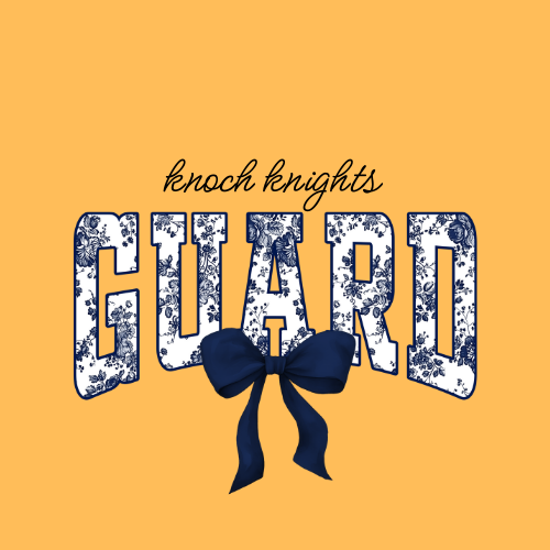 Knoch Colorguard Bow Design Sweatshirt, Tee and Long Sleeve Styles