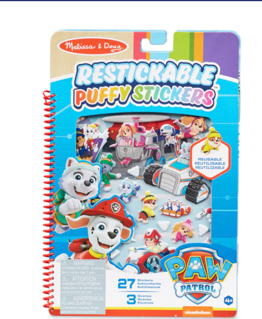 Paw Patrol Puffy Sticker Pad - Jake’s Mountain