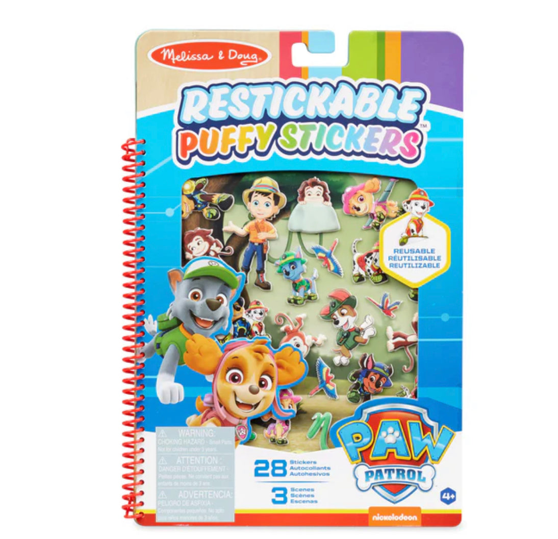 Paw Patrol Puffy Sticker Pad-Jungle