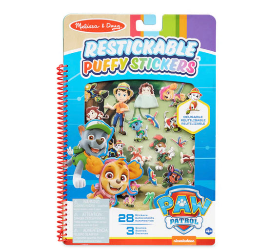 Paw Patrol Puffy Sticker Pad-Jungle