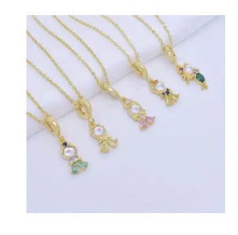 Golden Zircon Pendant