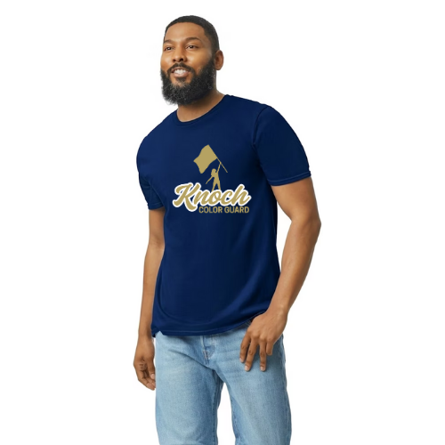 Knoch Colorguard KHS Girl Outline Design Short Sleeve