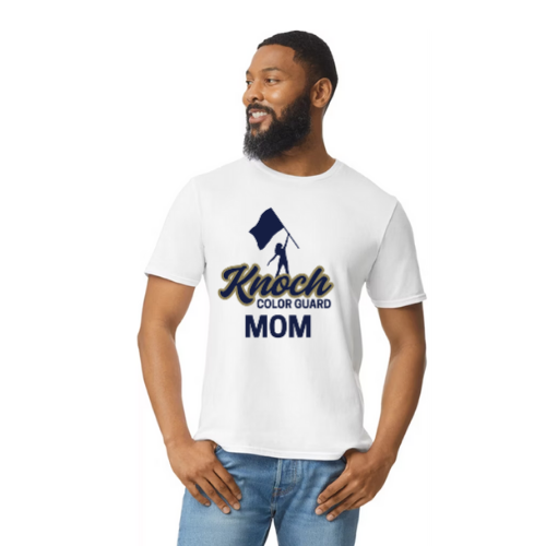 Knoch Colorguard Flag KHS Girl Outline Design Long Sleeve Tee