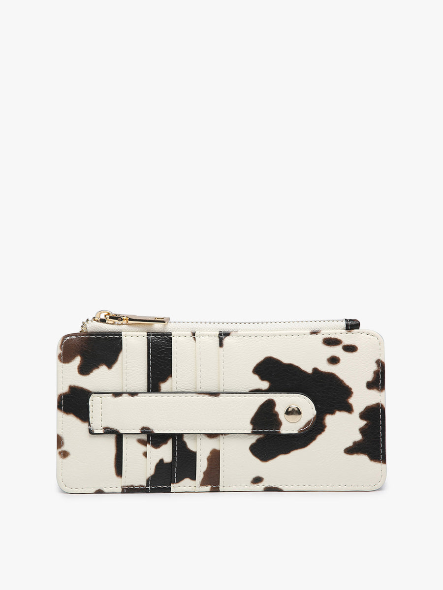 Jen & Co Wallet Saige - Cow-Brown