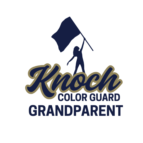 Knoch Colorguard Flag KHS Girl Outline Design Long Sleeve Tee