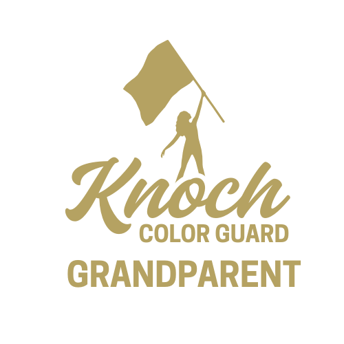 Knoch Colorguard Flag KHS Girl Outline Design Long Sleeve Tee