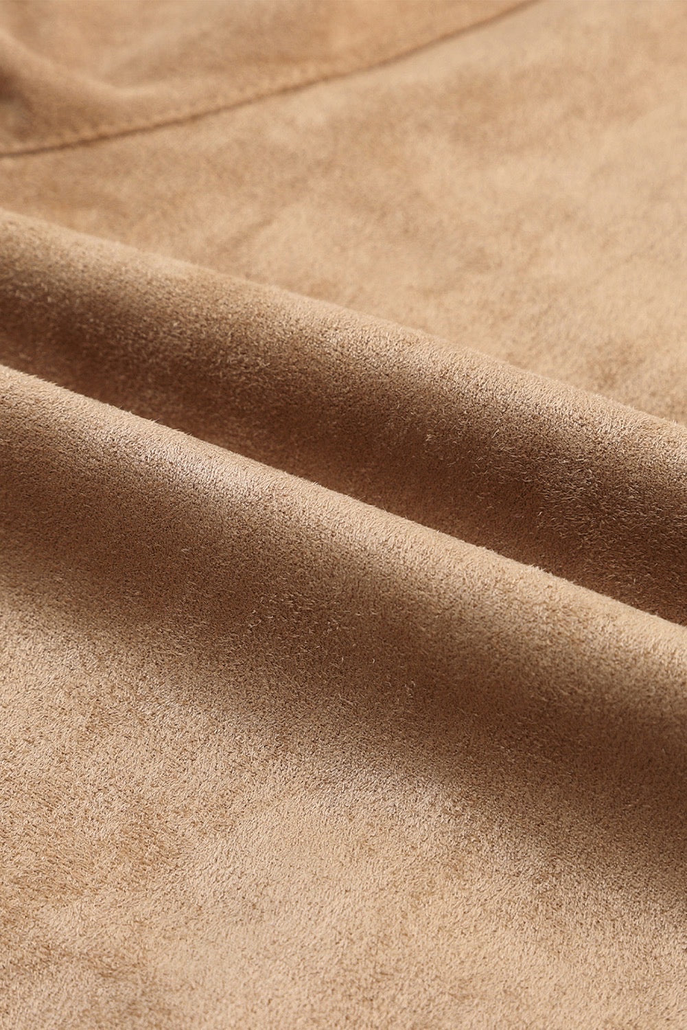 Khaki Faux Suede Leggings