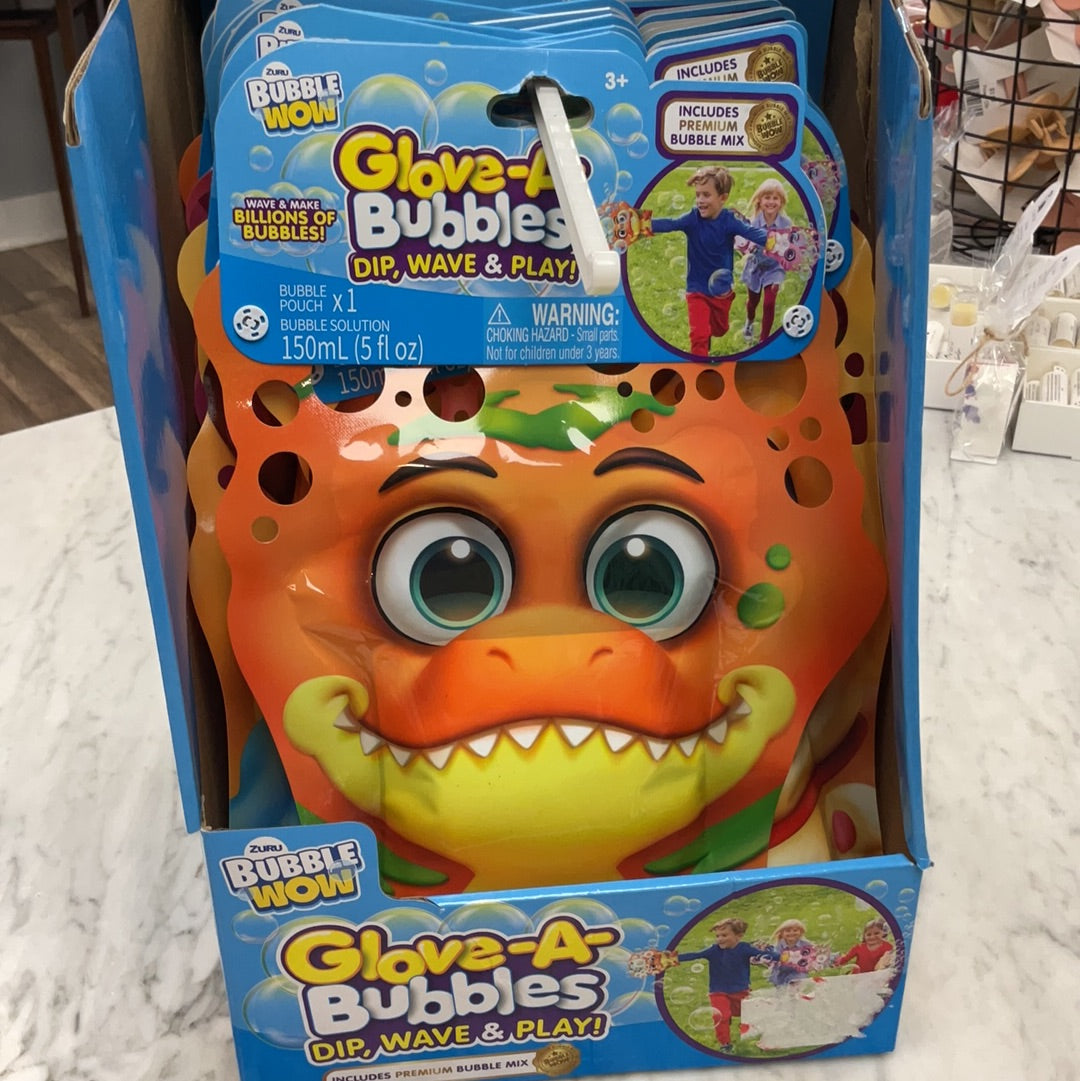 Glove a bubbles