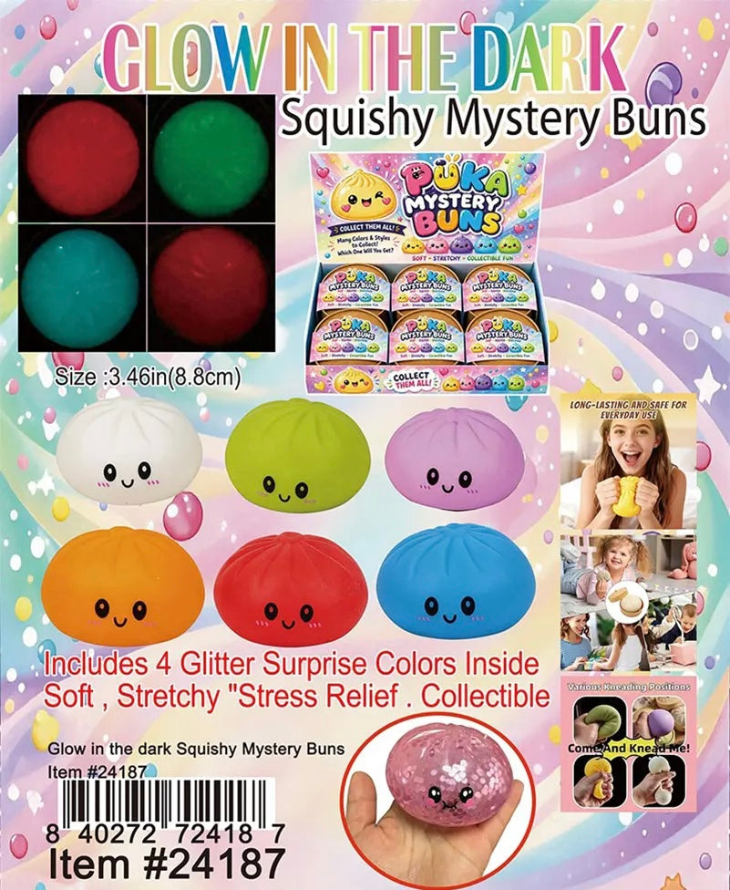 PRE-ORDER Glow in the Dark Squishy Dumplings