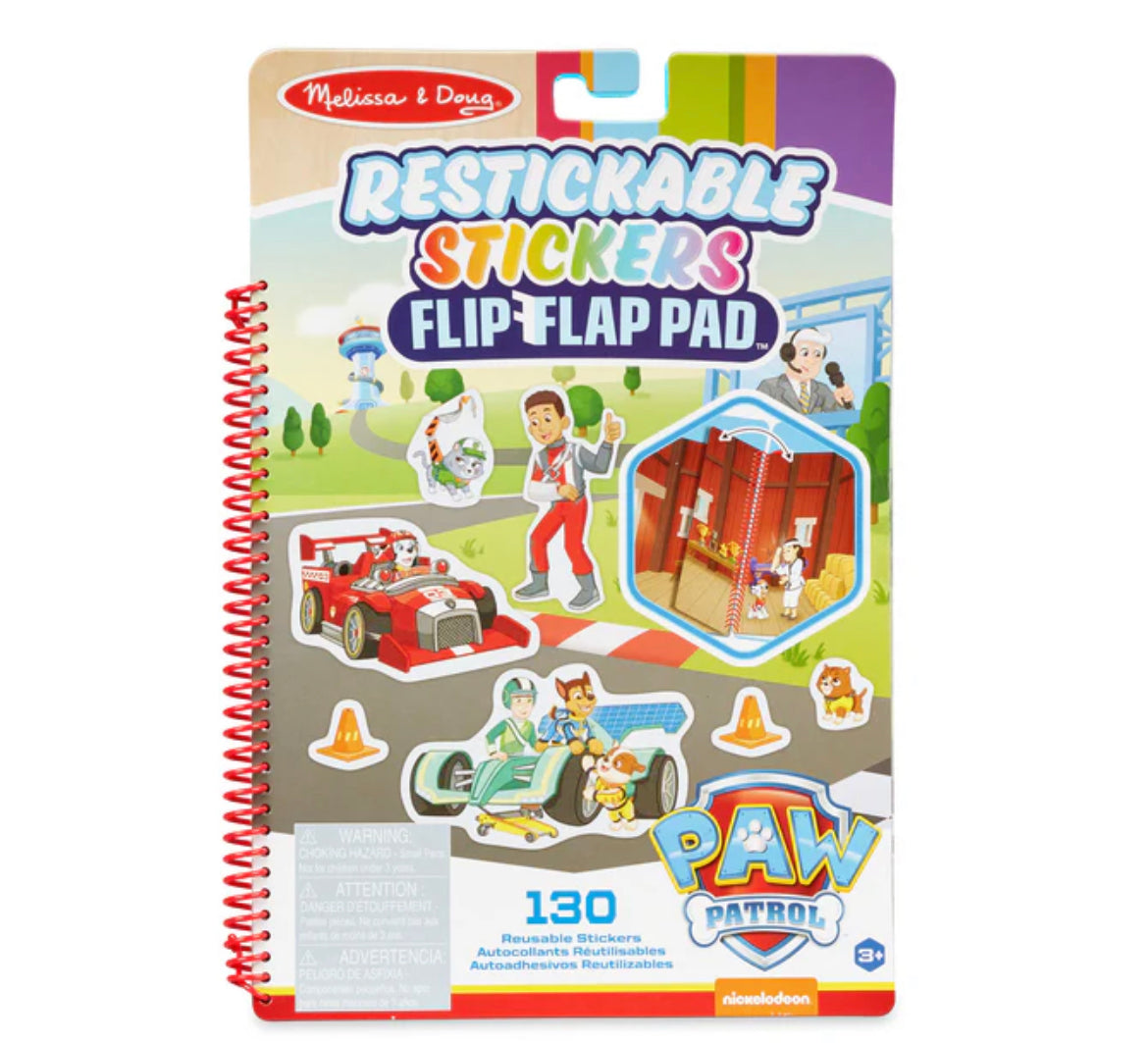 PAW Patrol Restickable Flip-Flap Pad-Classic Missions