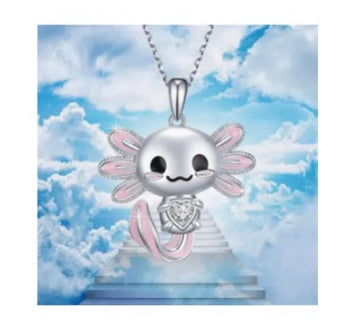 Axolotl Pendant Necklace
