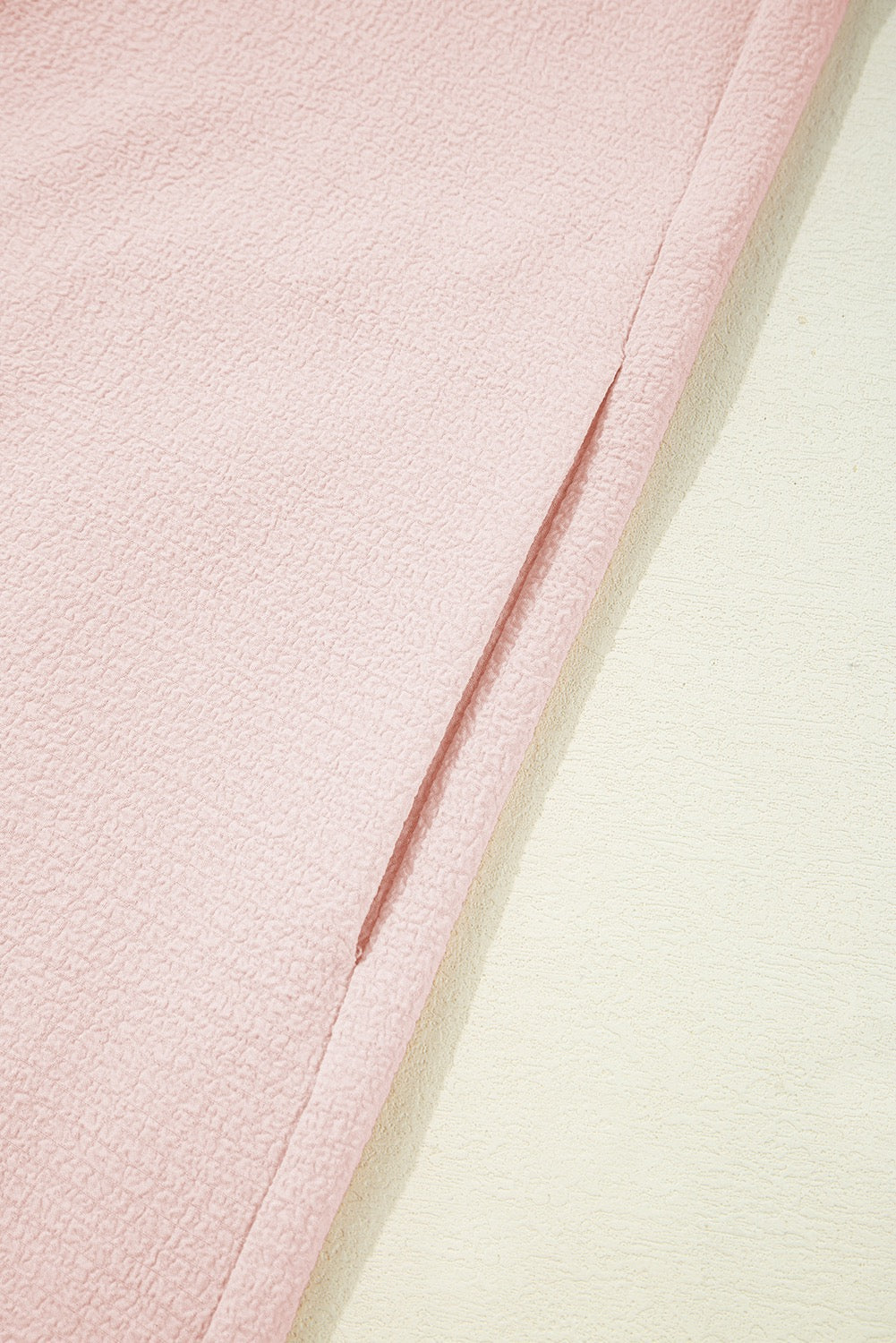 Light Pink Flutter Sleeve Square Neck Mini Dress