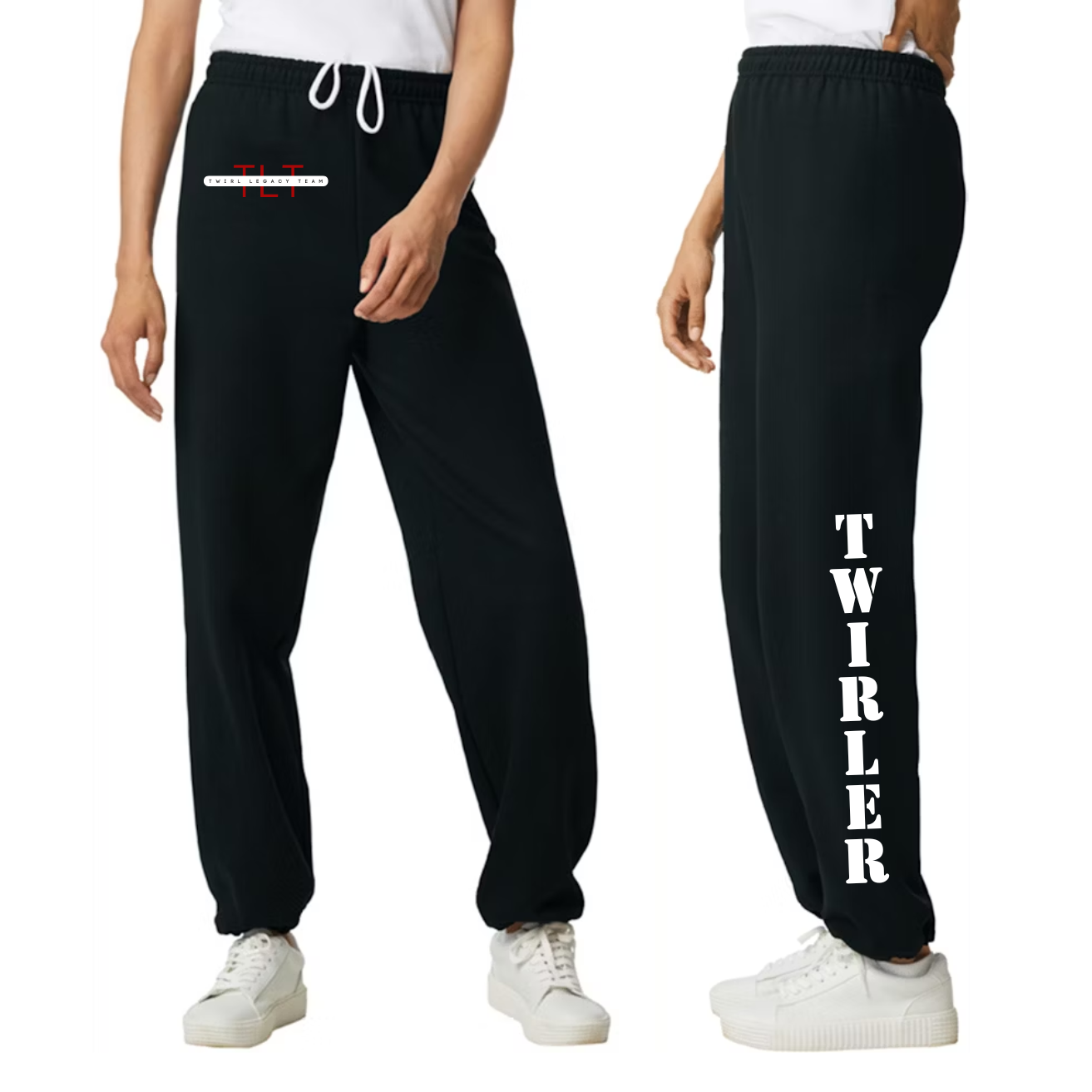 TLT Modern Logo - Side by Side Design Sweatpants