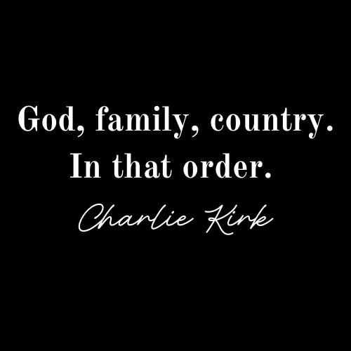 God, Family, Country Design