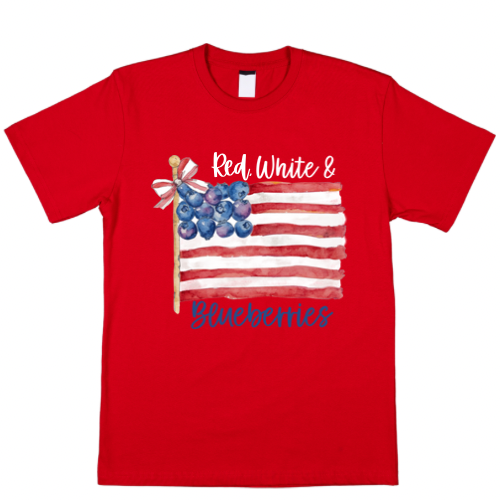 Red, White & Blueberries 2 Design