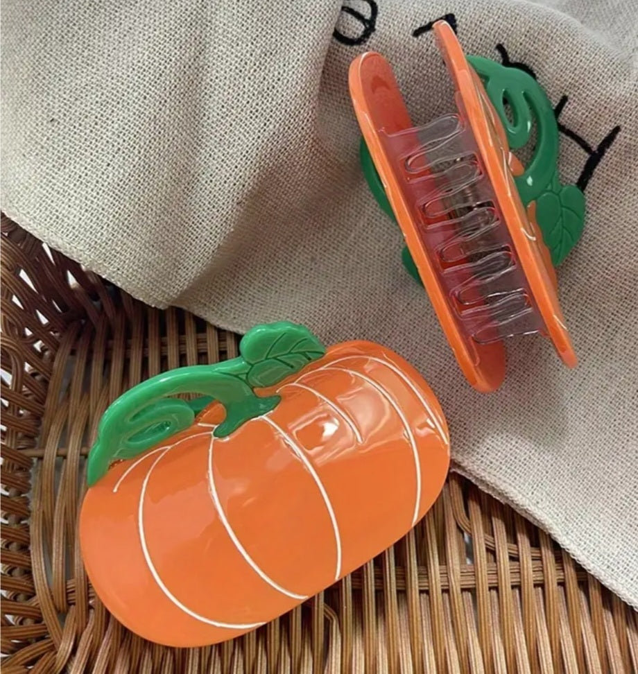 Pumpkin claw clip