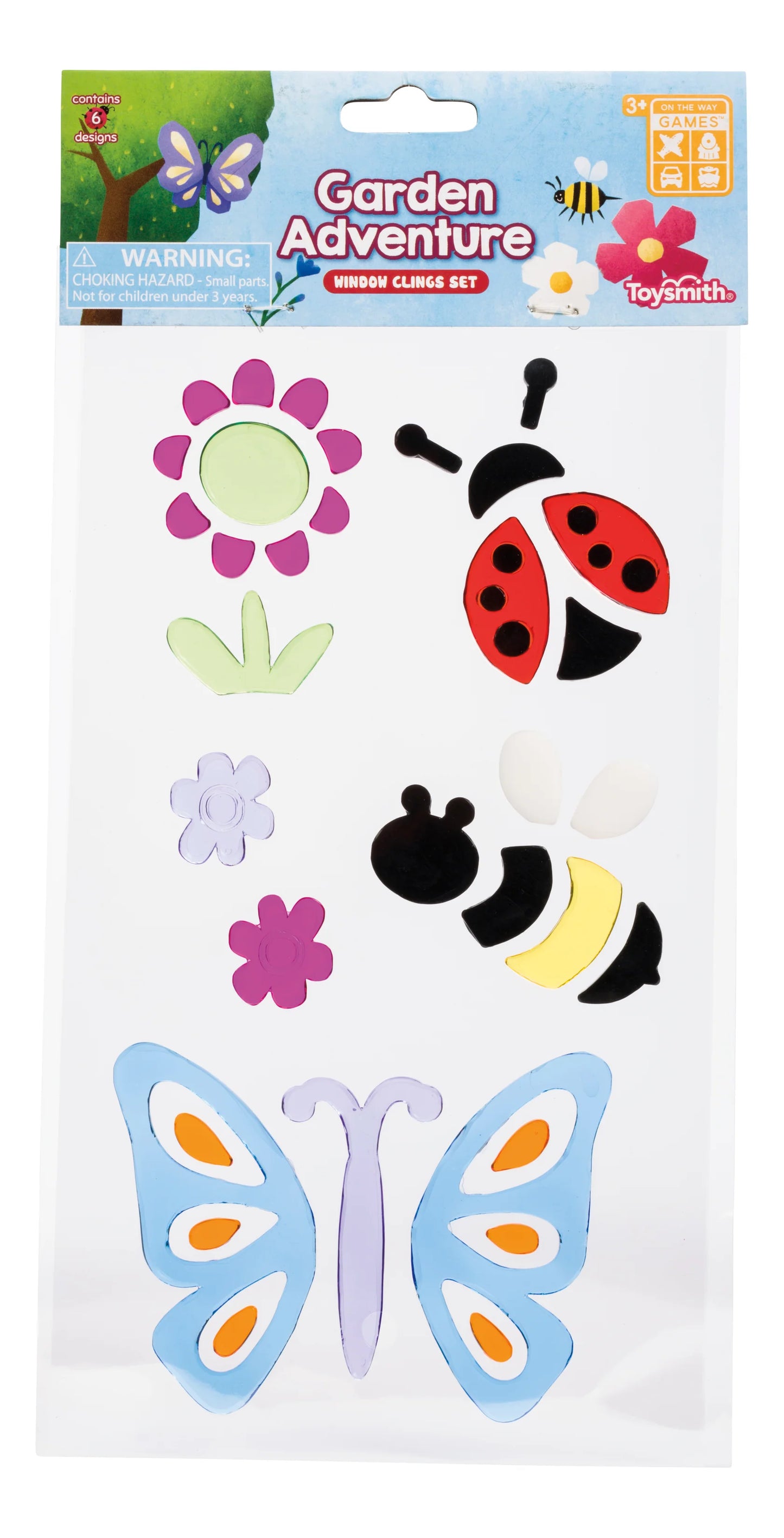 On the Way Games Window Clings Set