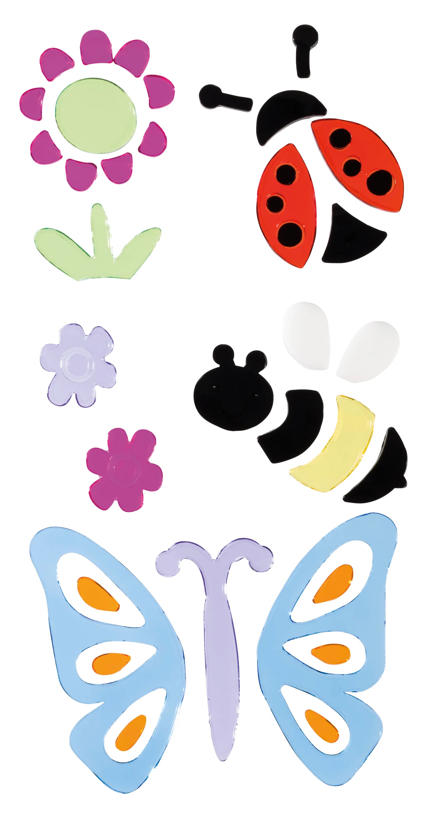 On the Way Games Window Clings Set