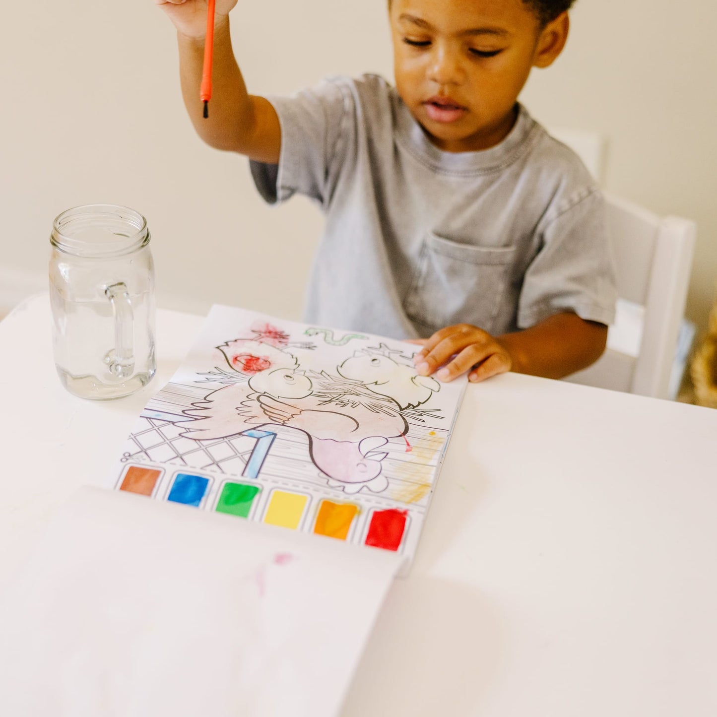 Farm Animals Paint with Water Kids' Art Pad