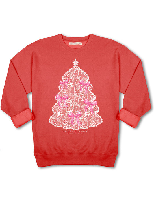CREW-TREELACE-RED