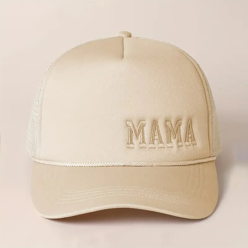 Embroidered Mama Basball Cap