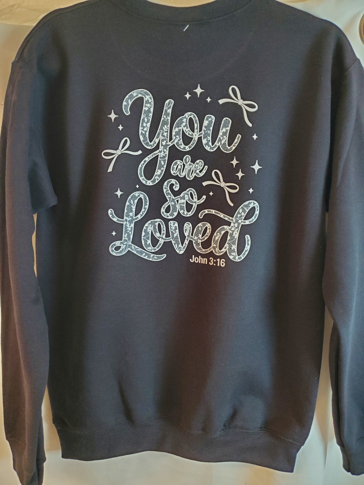 You Are So Loved - Crew Sweatshirt - Black