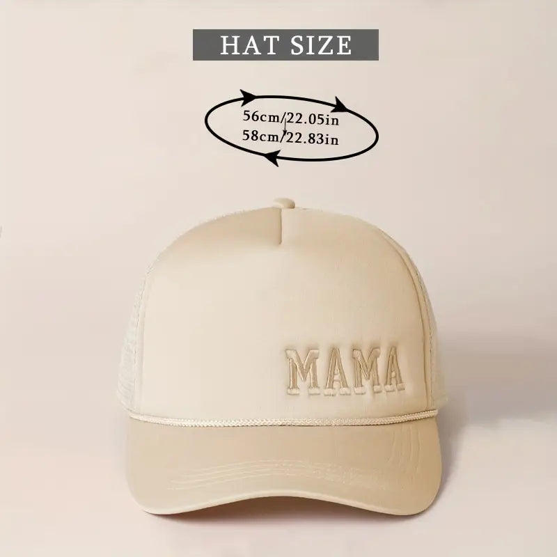 Embroidered Mama Basball Cap