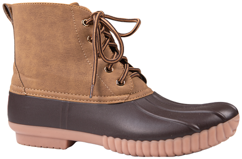 Simply Southern Duck Boots Suade Brown