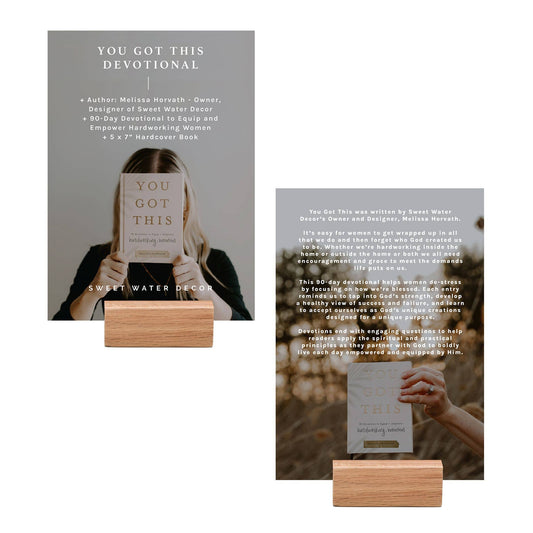 Devotional Shelf Talker + Block 5 x 7