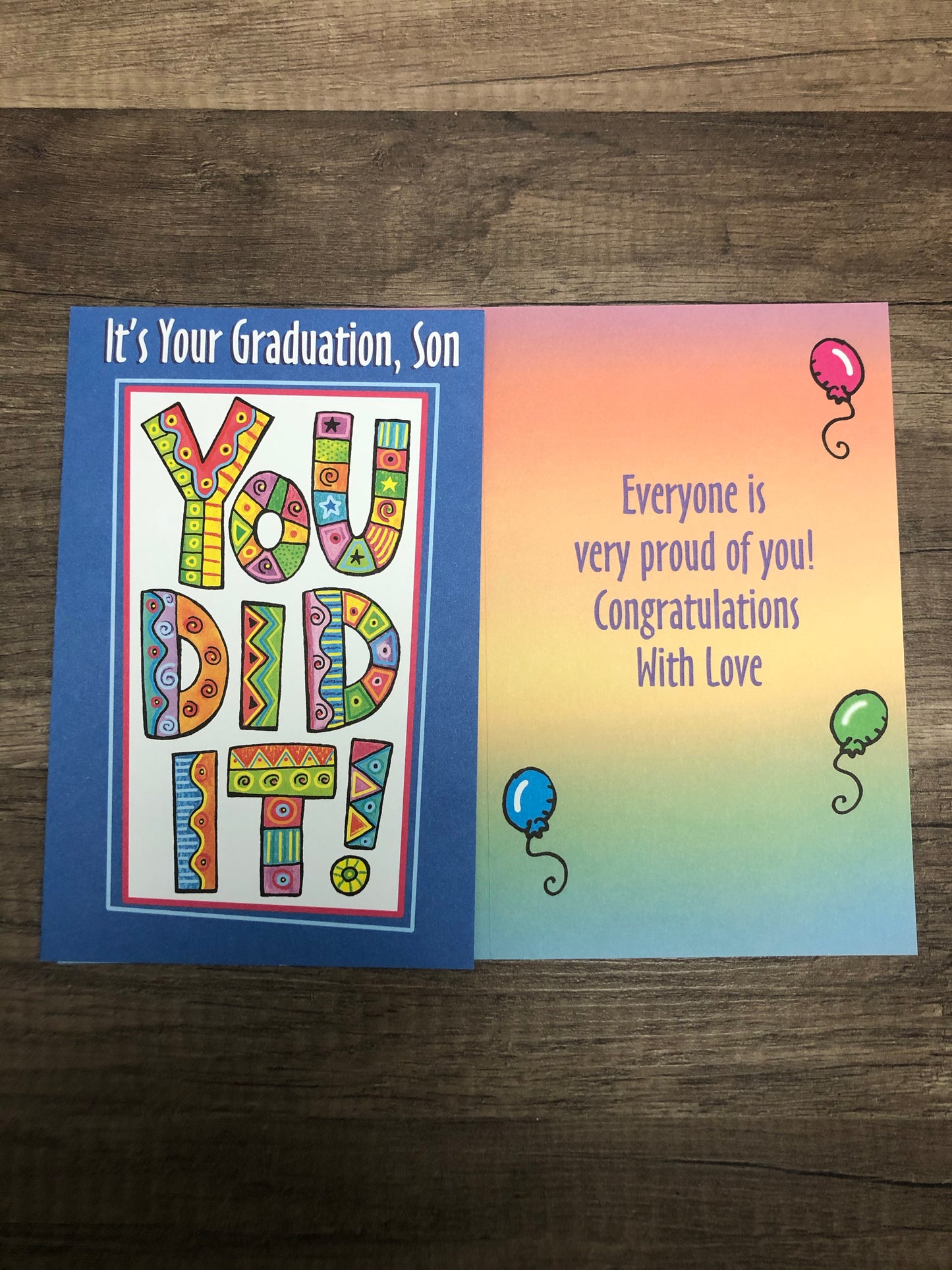 Graduation cards