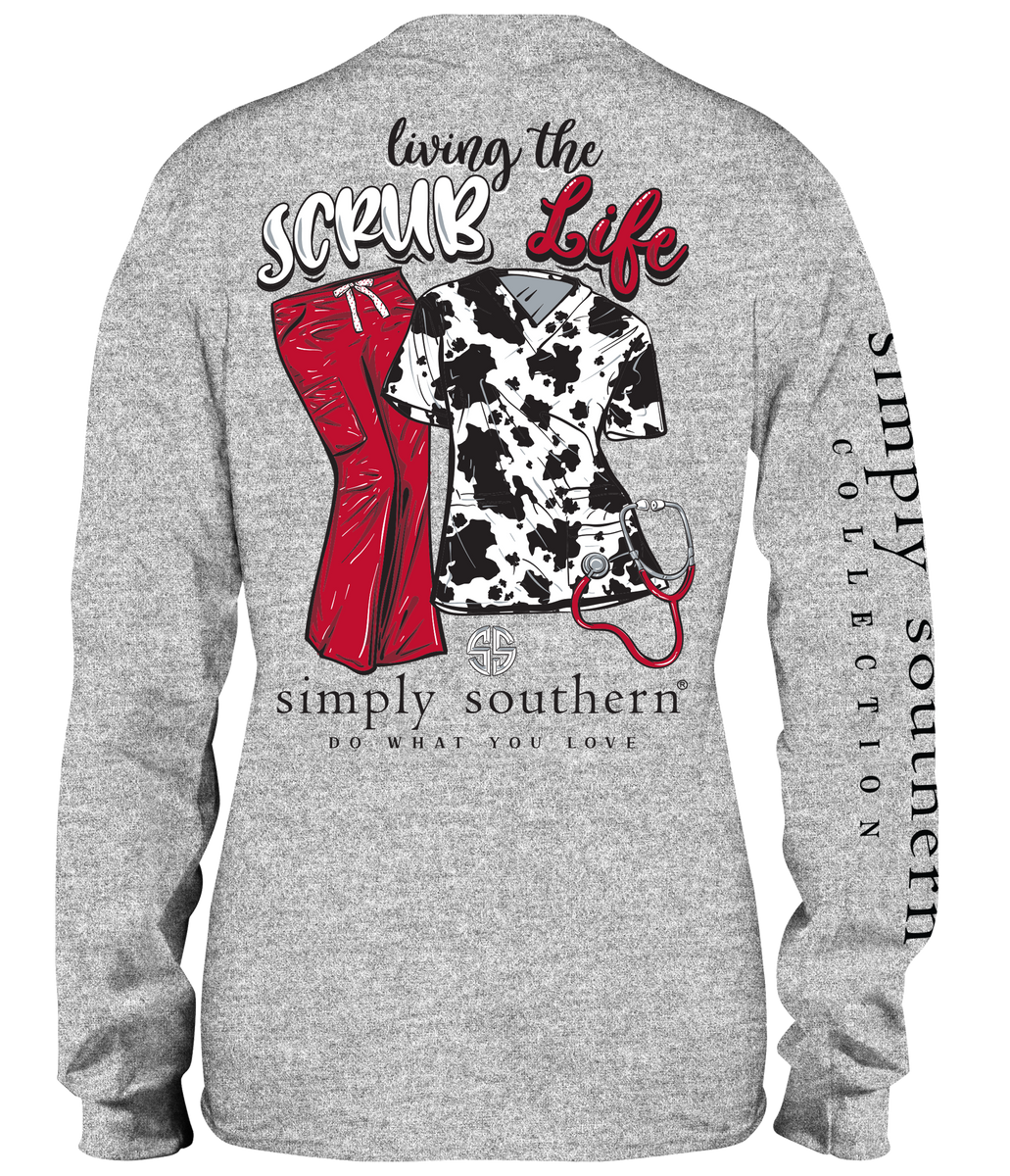 Simply southern deals shirts scrub life