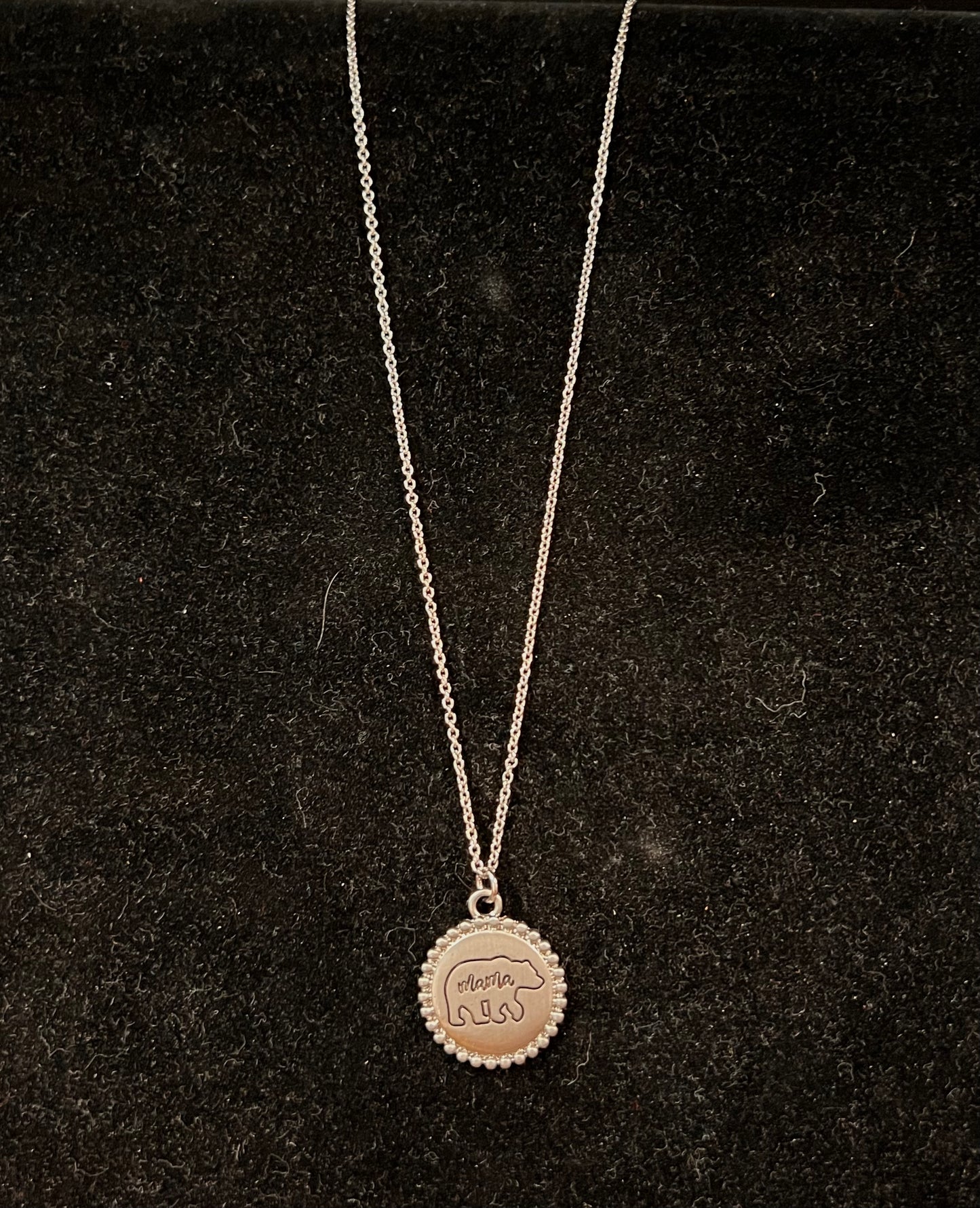 Mama Bear SilverNecklace