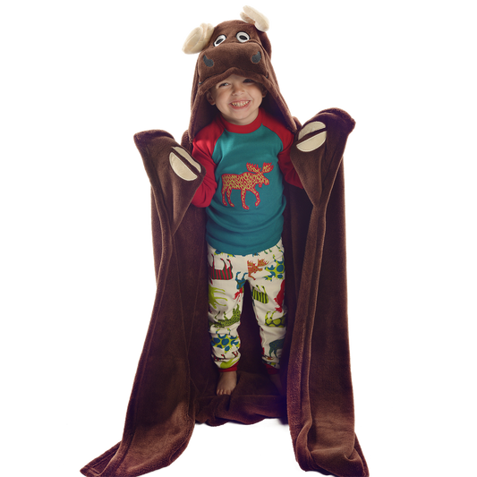 Moose Critter Blanket