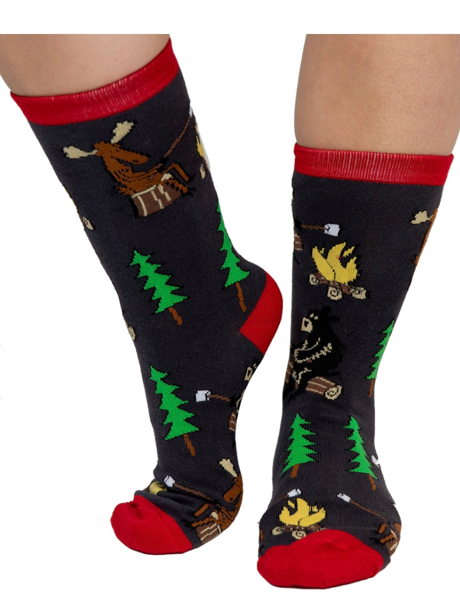 Happy camper sock 10-13