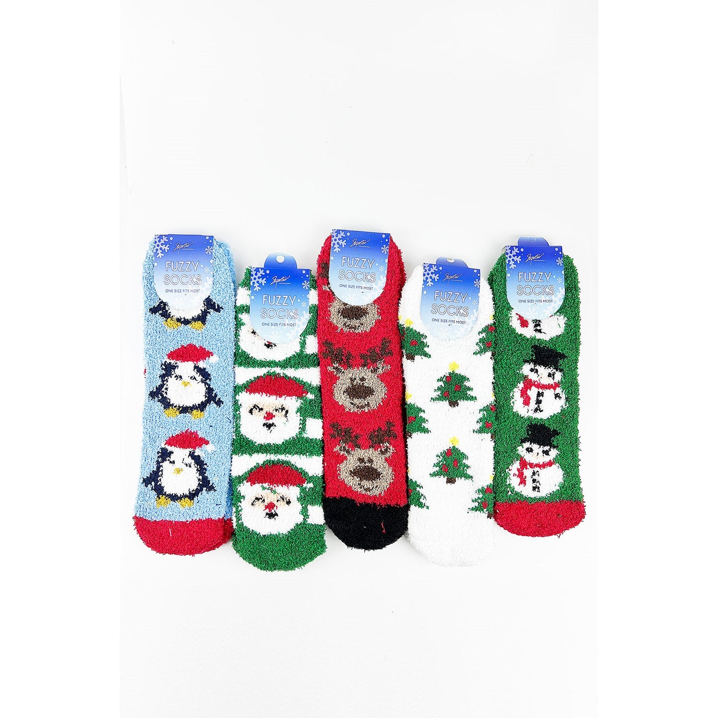 CHRISTMAS WINTER COZY FUZZY SOCKS