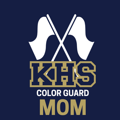 Knoch Colorguard Flag KHS Design Sweatshirt  - Crew Neck Sweatshirt