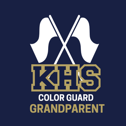 Knoch Colorguard Flag KHS Design Sweatshirt  - Crew Neck Sweatshirt