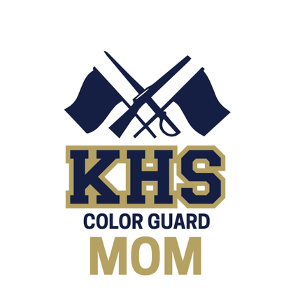 Knoch Colorguard Flag, Knife and Sword Design Sweatshirt  - Crew Neck Sweatshirt