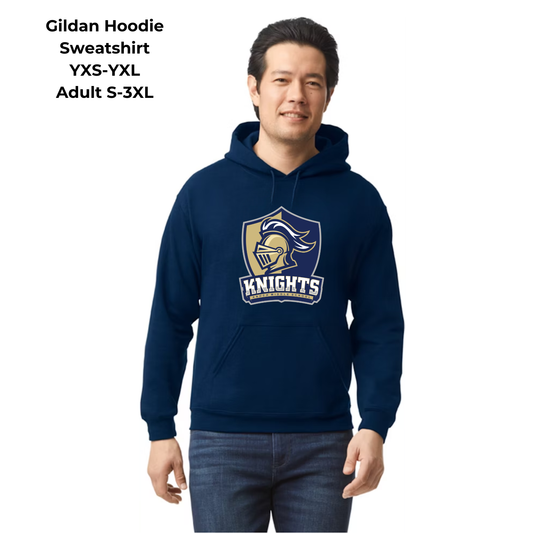 Knoch Middle School Shield-T-Shirt, Hoodie & Sweatshirt